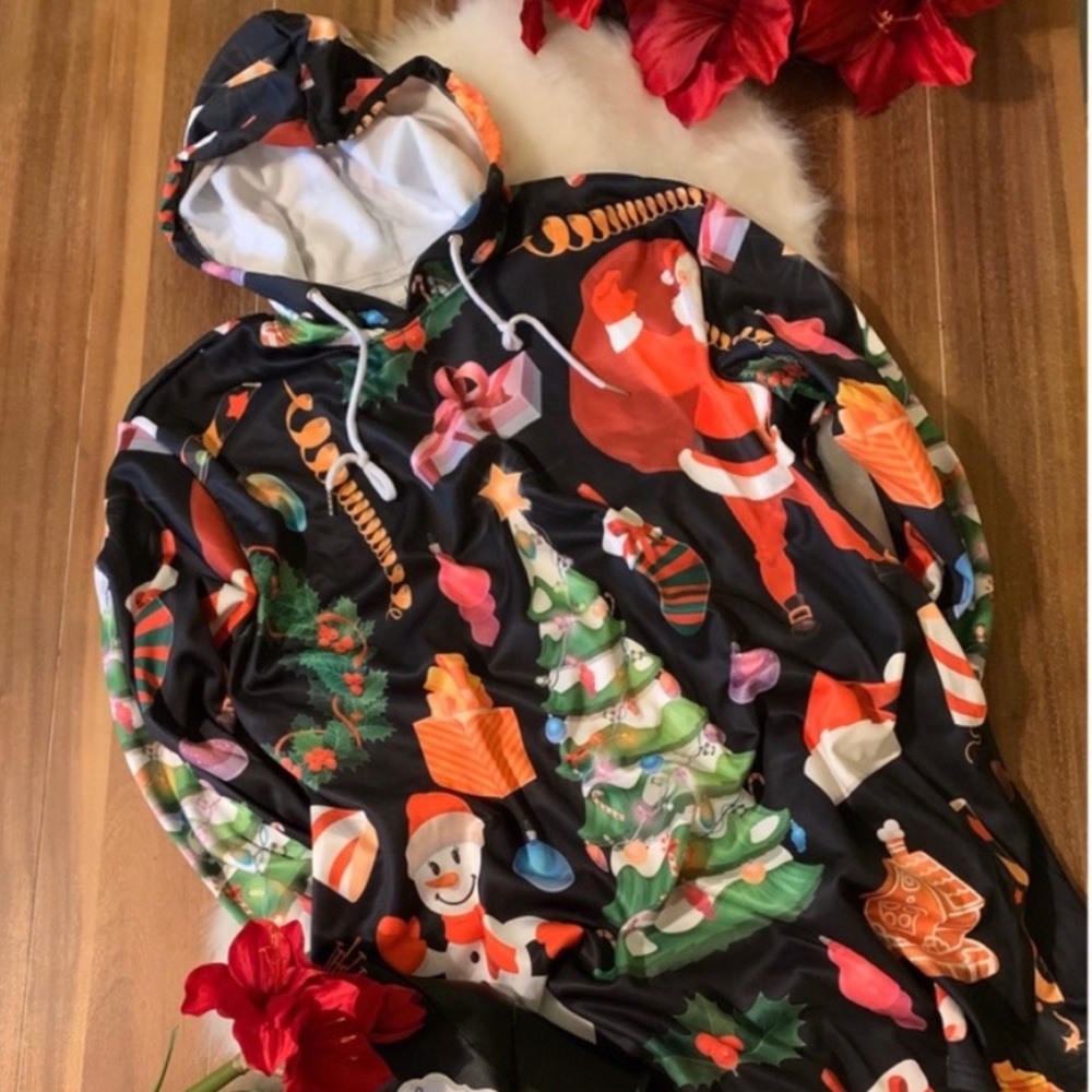 Christmas Hoodie Tunic Dress 🎄
